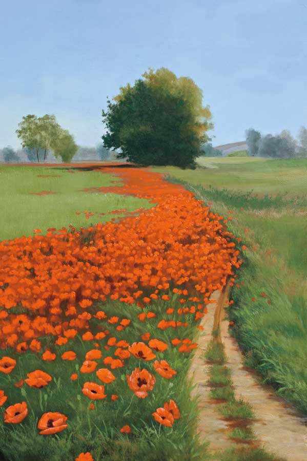 Poppy Field by artist Julie Peterson