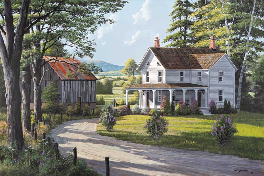 Old Friends by artist Bill Saunders