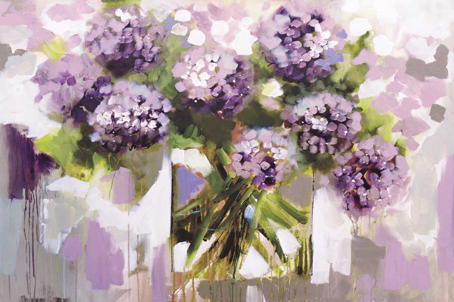 Blush Hydrangea by artist Amanda J. Brooks