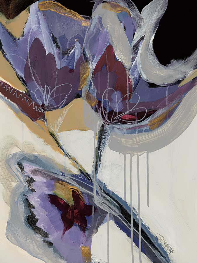 Floral Impressions I by artist Angela Maritz