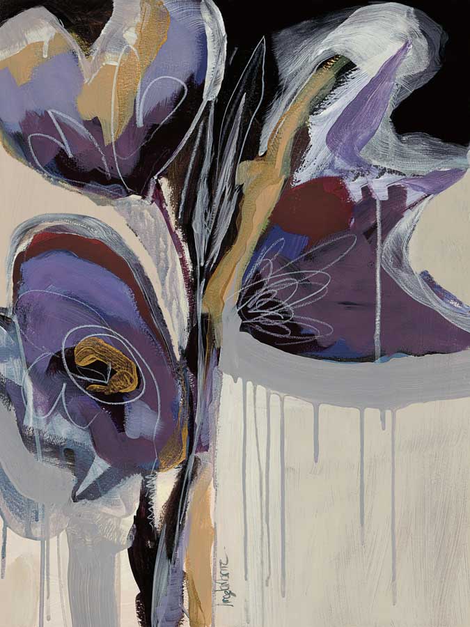 Floral Impressions II by artist Angela Maritz