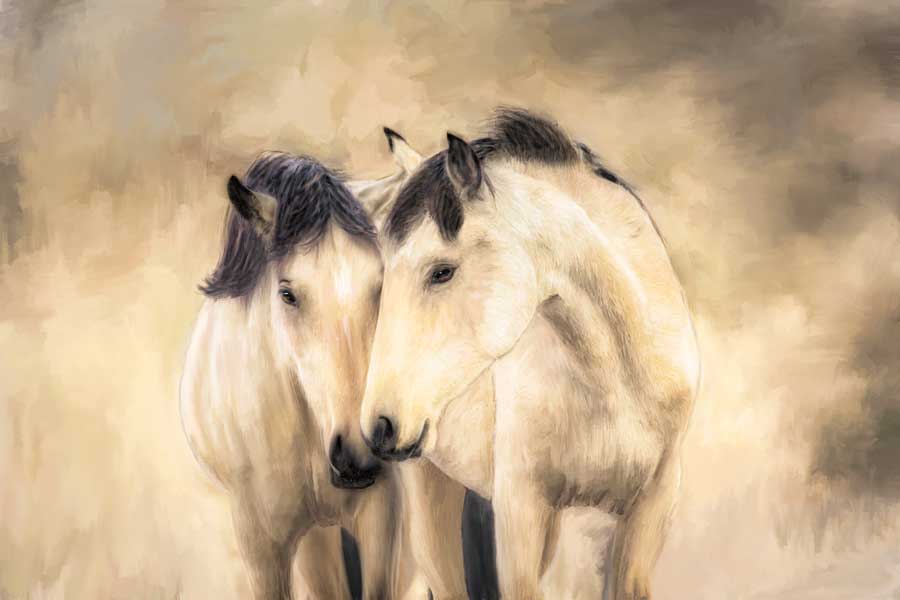 Sisters by artist Wendy Caro