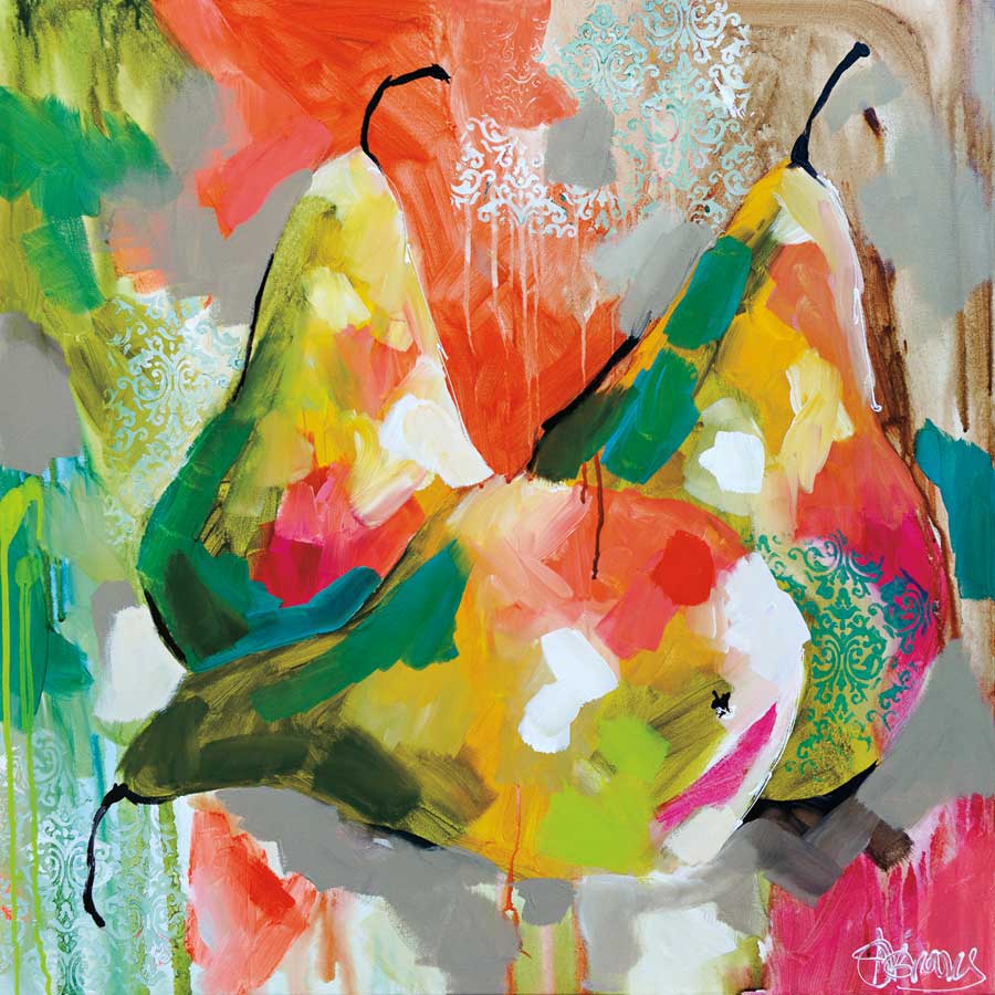 Sunlit Pears by artist  Amanda J. Brooks