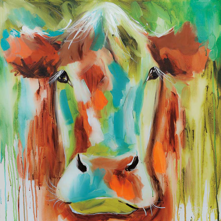 Misty Pasture by artist Amanda J. Brooks