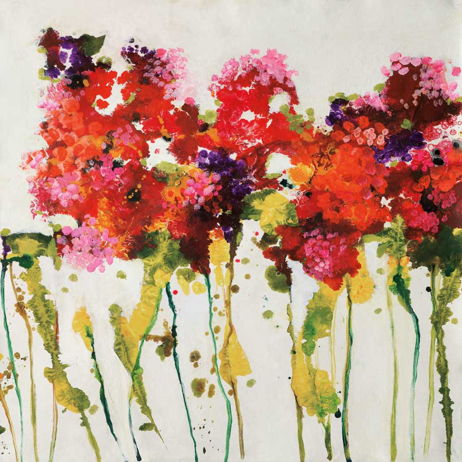Dandy Flowers I by artist  Natasha Barnes