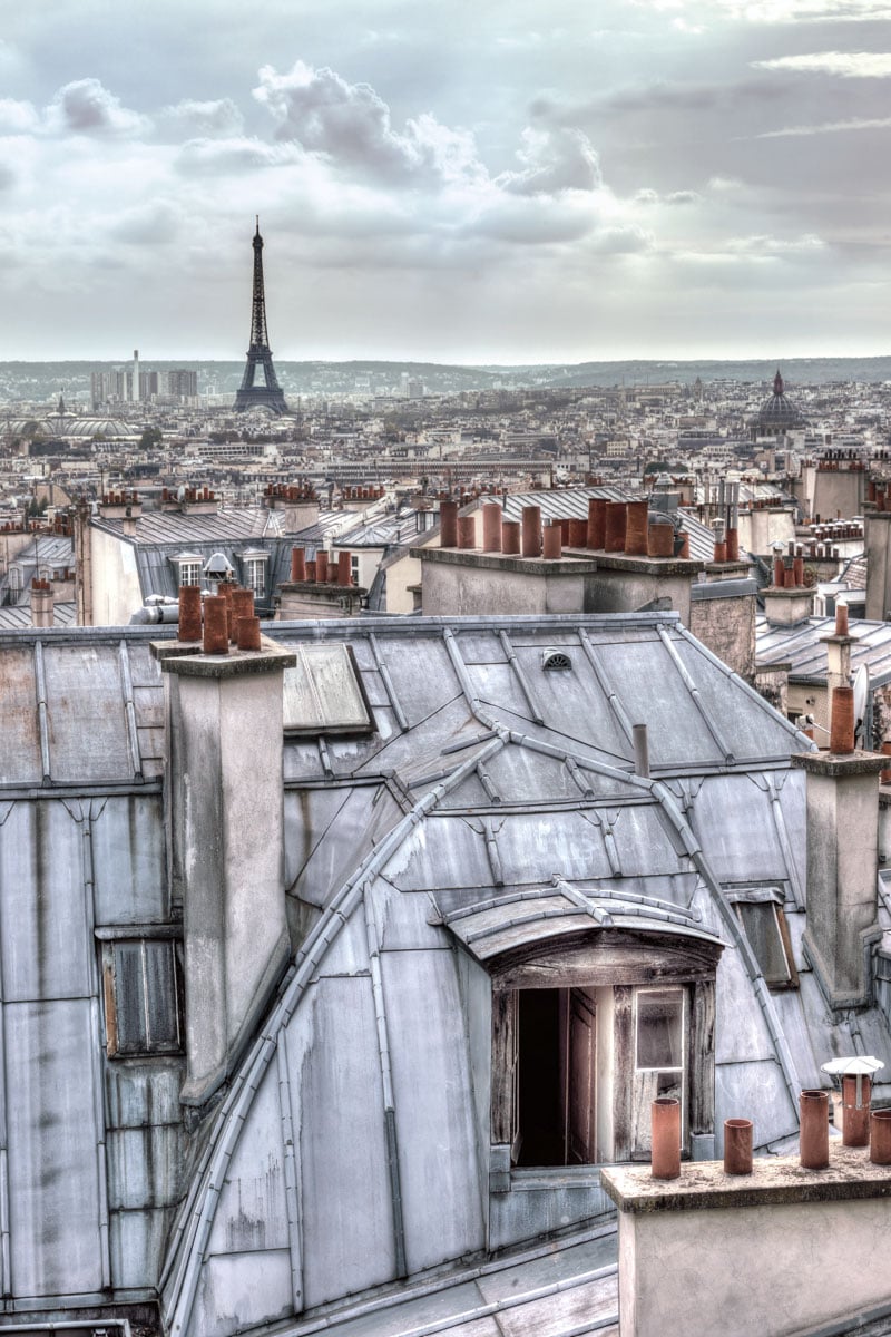 Paris Rooftops by artist Assaf Frank