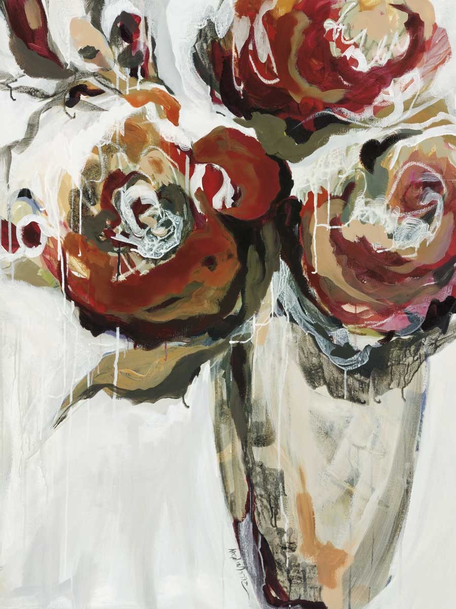 Persimmon Blooms by artist  Angela Maritz