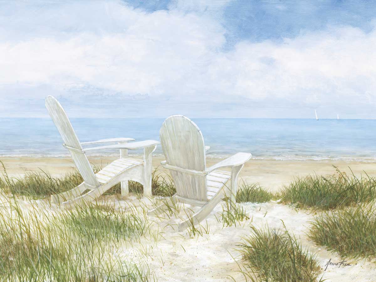 Beach Chairs by artist  Arnie Fisk
