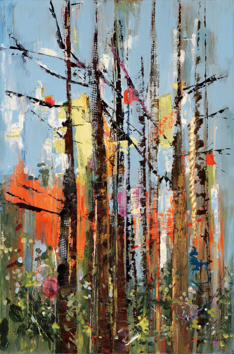Eclectic Forest by artist  Rebecca Meyers