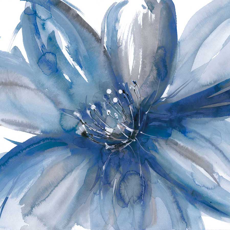 Blue Beauty I by artist  Rebecca Meyers
