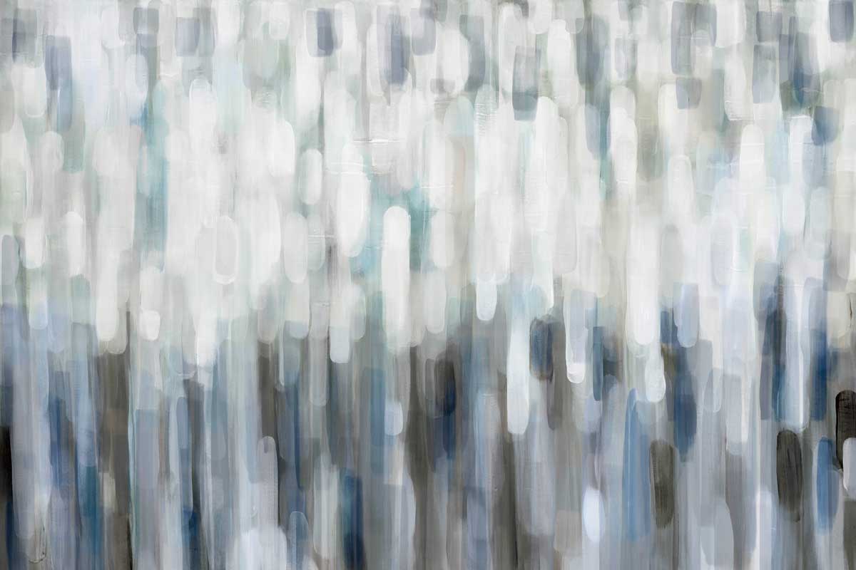 Silver Rain by artist  Karen Lorena Parker