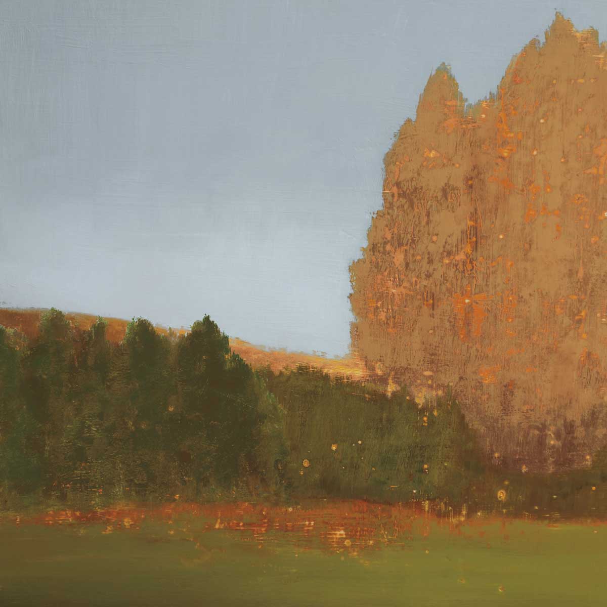 Copper Grove II by artist  Caroline Gold