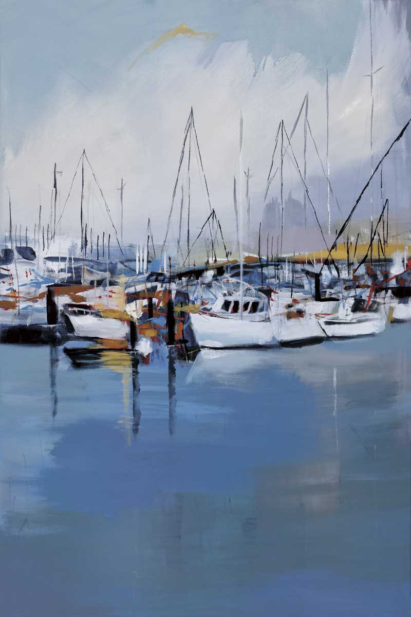 Along the Quay by artist  A. Fitzsimmons