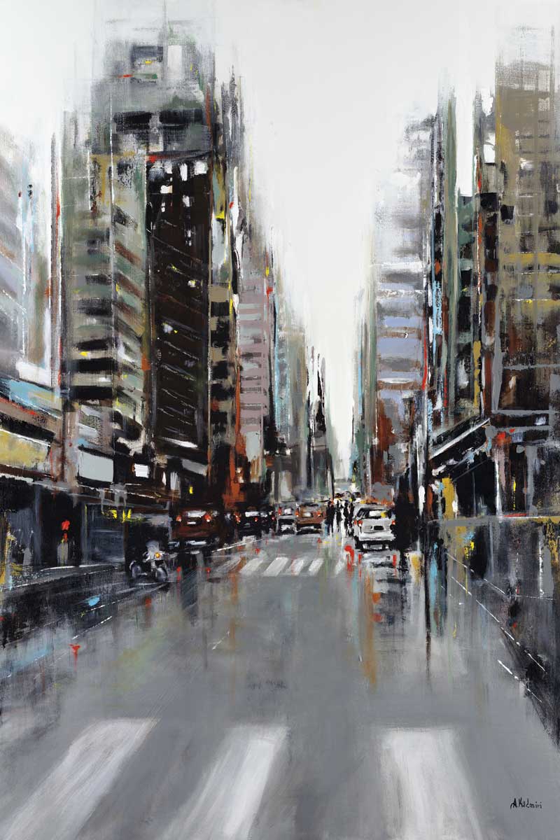 La Ville by artist  Aziz Kadmiri