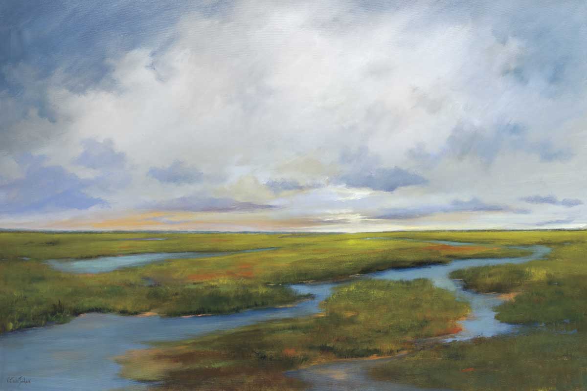 Brilliant Days End by artist  Victoria Jackson