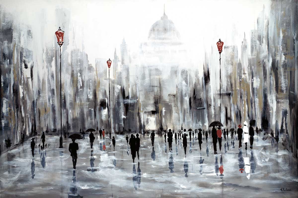 Grande Ville by artist  Aziz Kadmiri