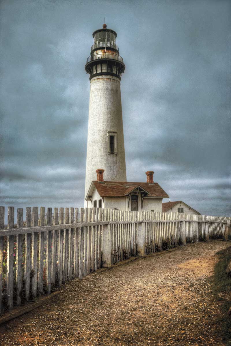 Pigeon Point Lighthouse, CA by artist  Michael Cahill