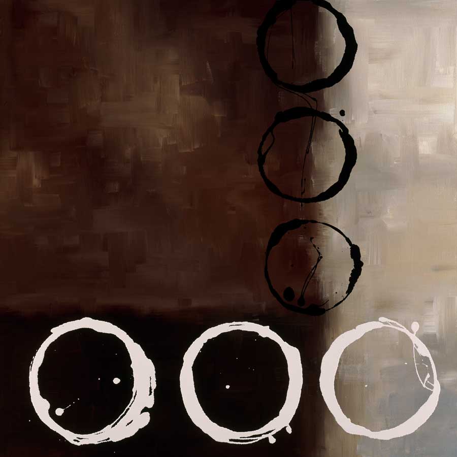 Beige Circles II by artist Laurie Maitland