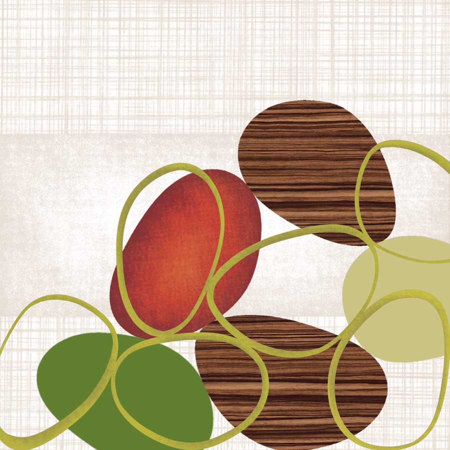 Pebbles &amp; Loops I by artist Tandi Venter