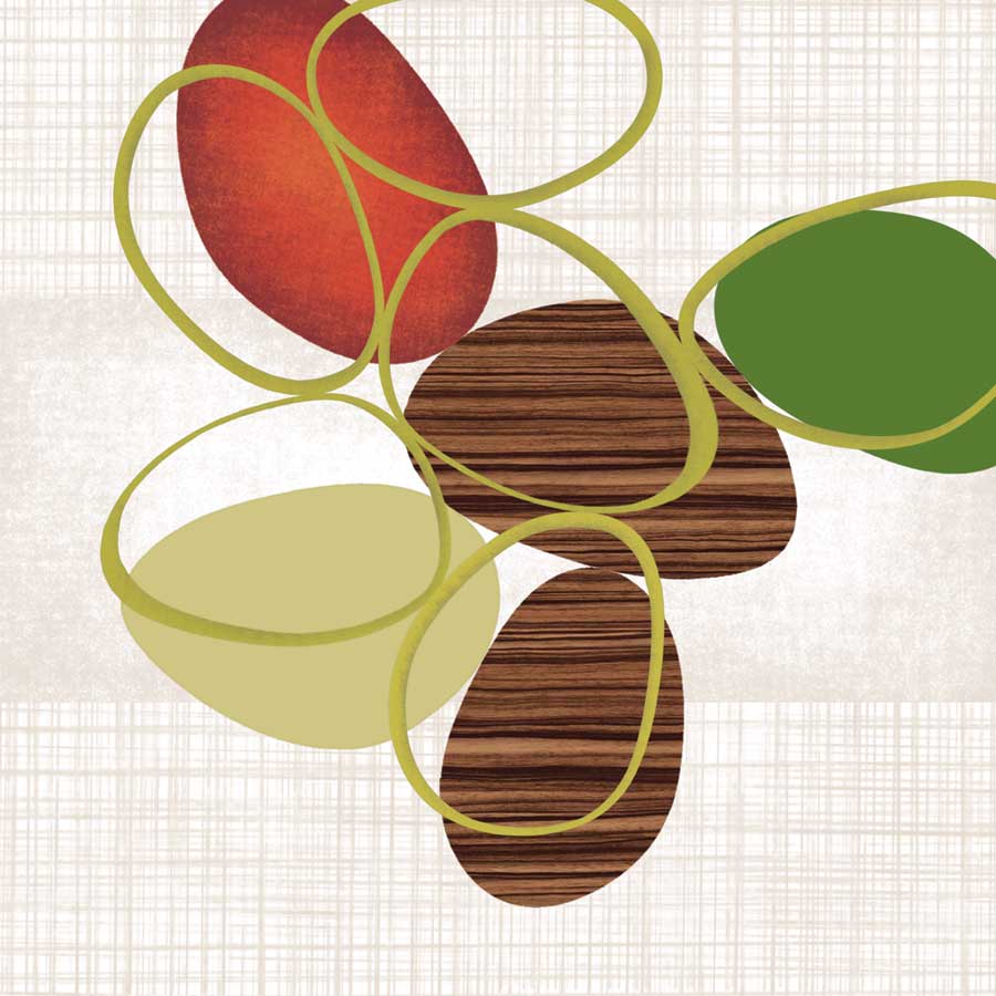 Pebbles & Loops II by artist Tandi Venter