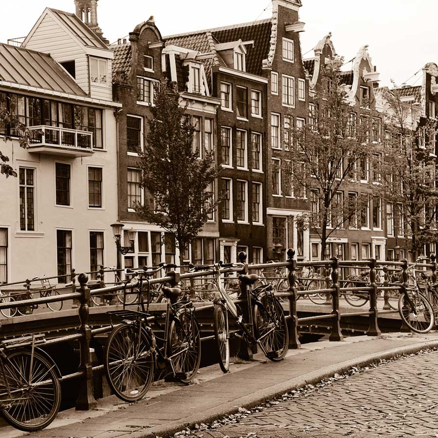 Autumn in Amsterdam I by artist Jeff Maihara