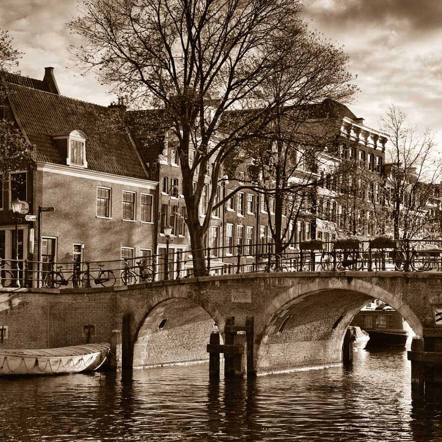 Autumn in Amsterdam II by artist Jeff Maihara