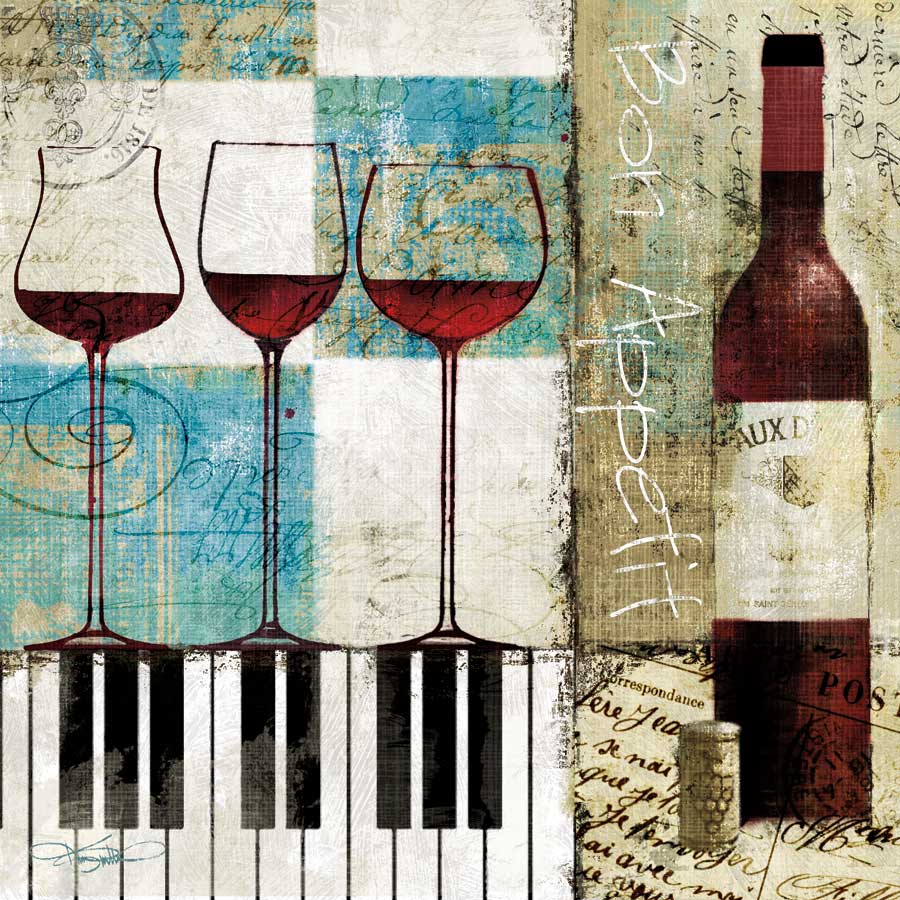 Bon Appetit by artist Keith  Mallett