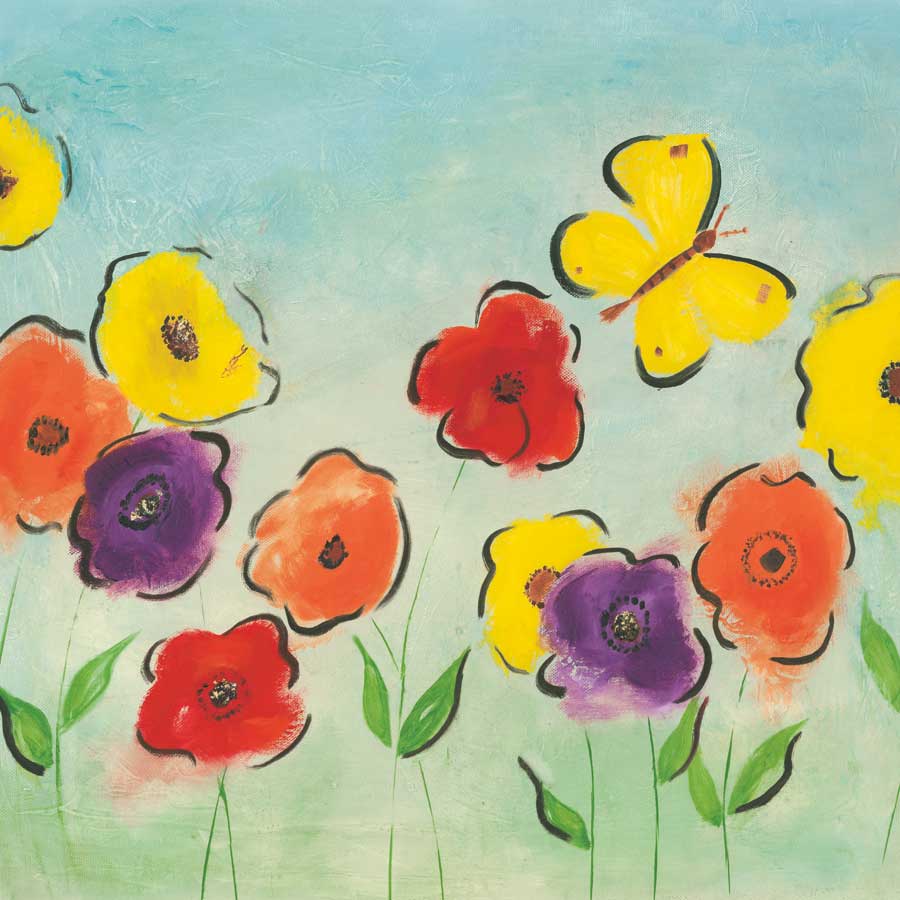 Flowering Garden I by artist Sarah Horsfall