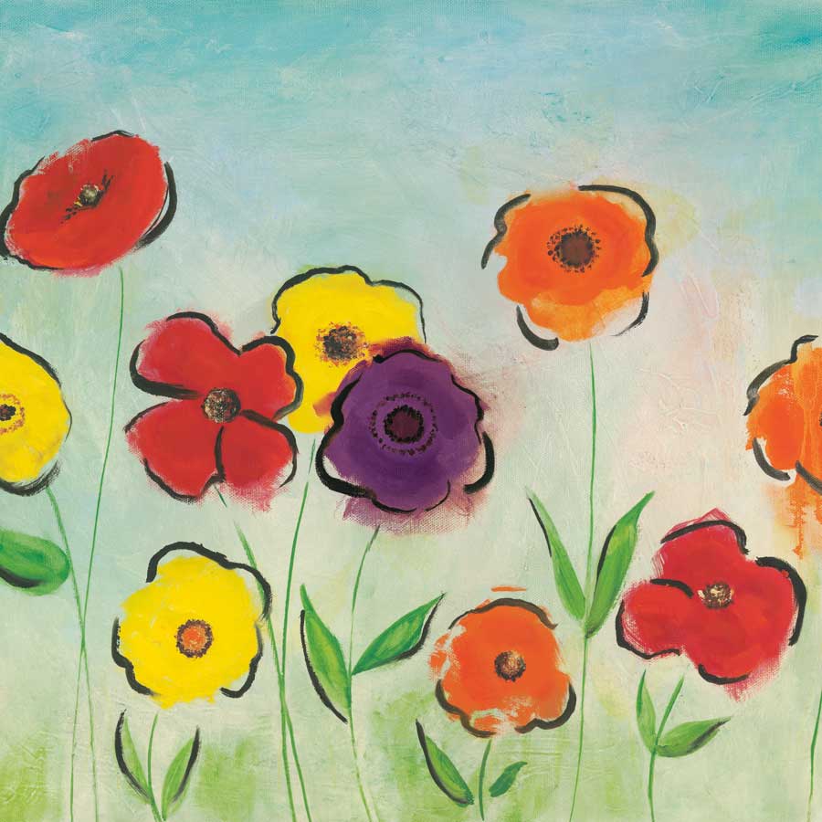 Flowering Garden II by artist Sarah Horsfall