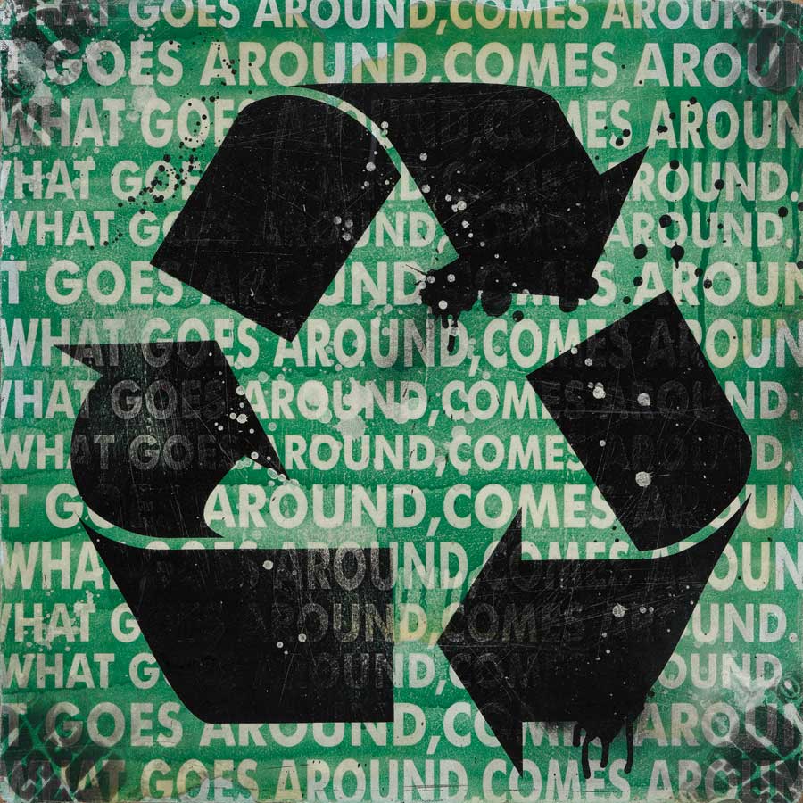 What Comes Around, Goes Around by artist Daniel Bombardier (D3N!@L)