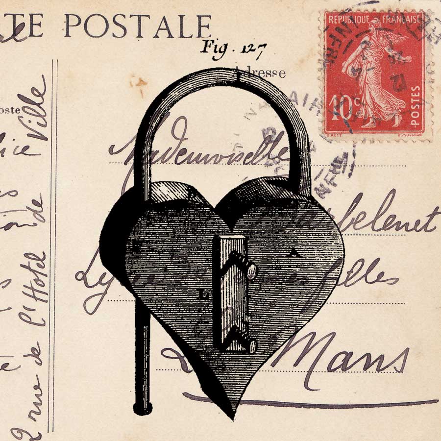 Key To My Heart II by artist Sabine Berg