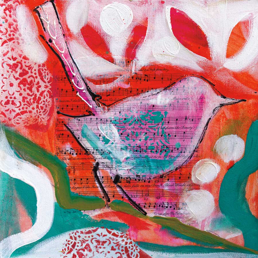 Petite Bird III by artist Amanda J. Brooks