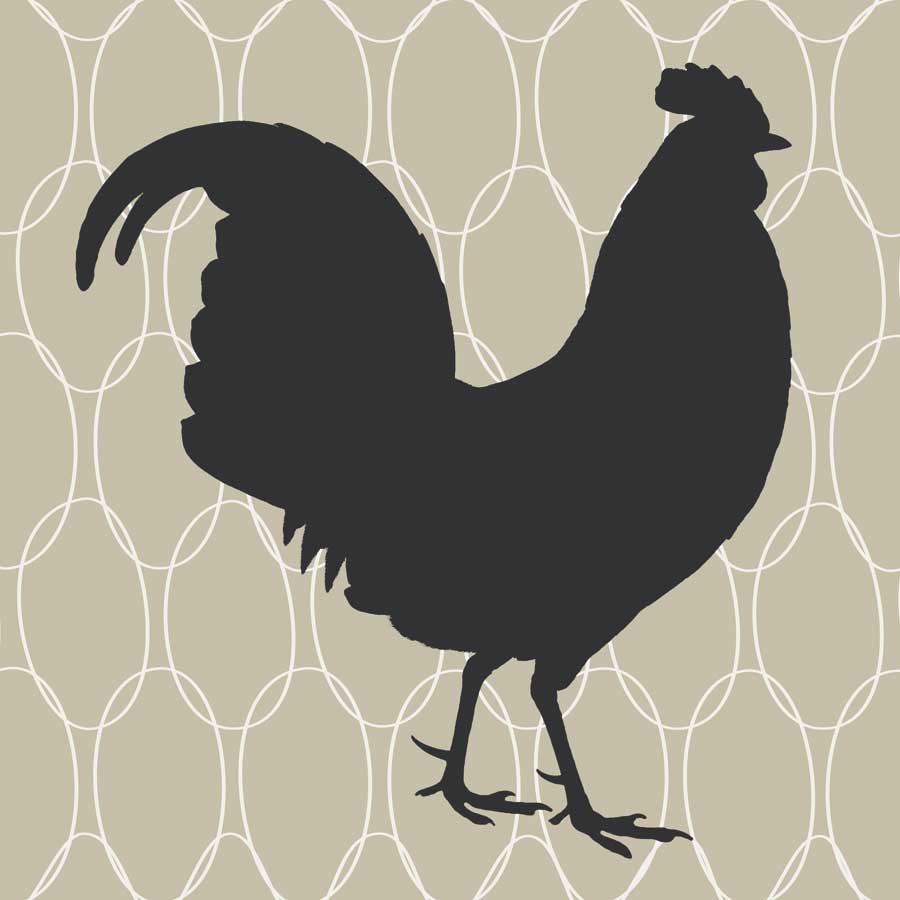 Cock-a-doodle-doo by artist Sabine Berg