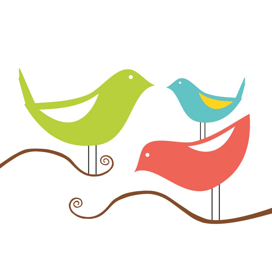 Songbirds I by artist Sabine Berg