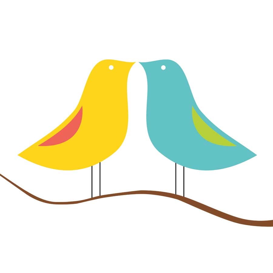 Songbirds IV by artist Sabine Berg