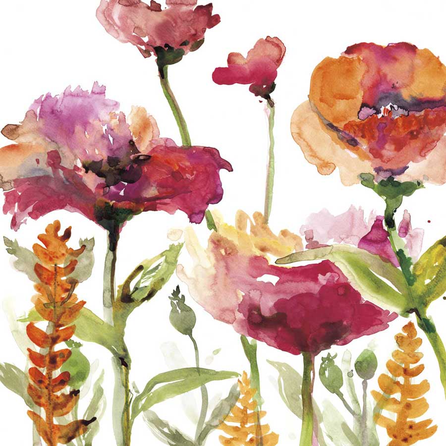 Blooms and Greens by artist  Rebecca Meyers