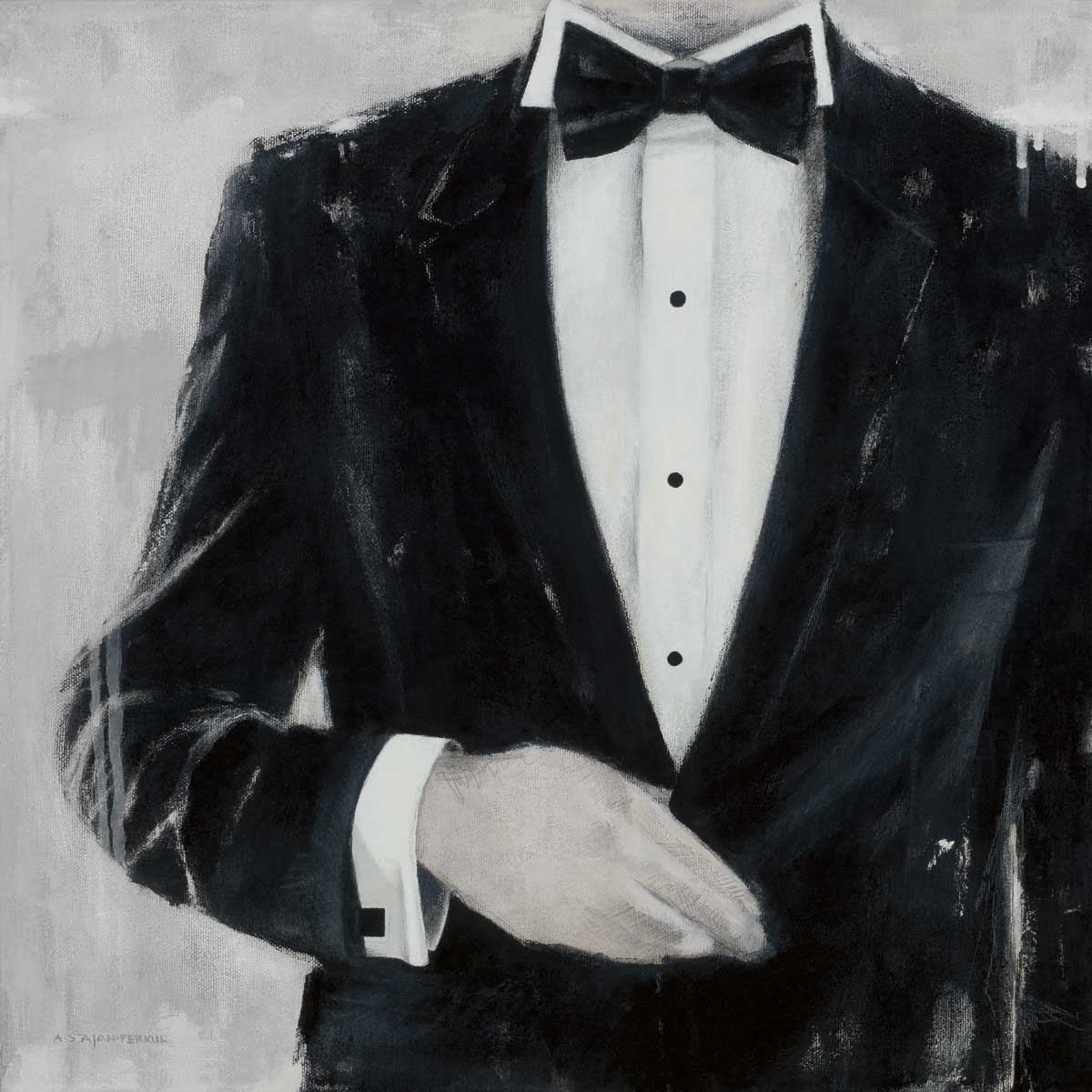 Black Tie Optional by artist  Andrea Stajan-Ferkul