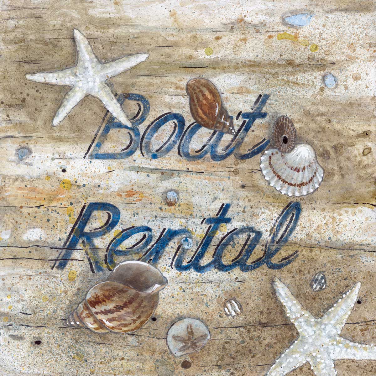 Boat Rental by artist  Arnie Fisk