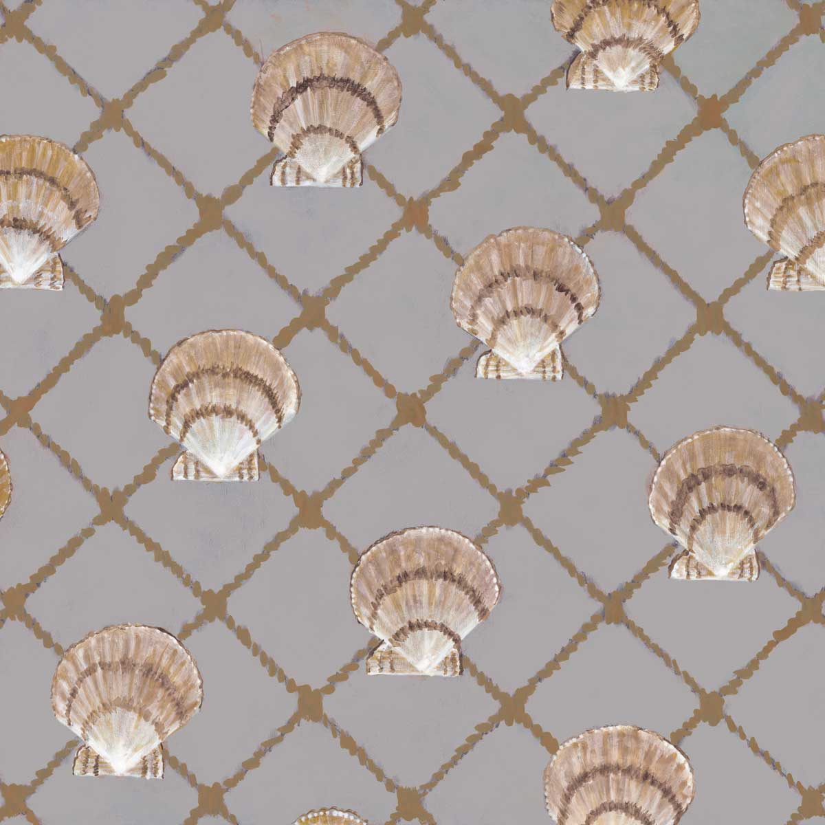 Scallop Shell Net by artist  Arnie Fisk