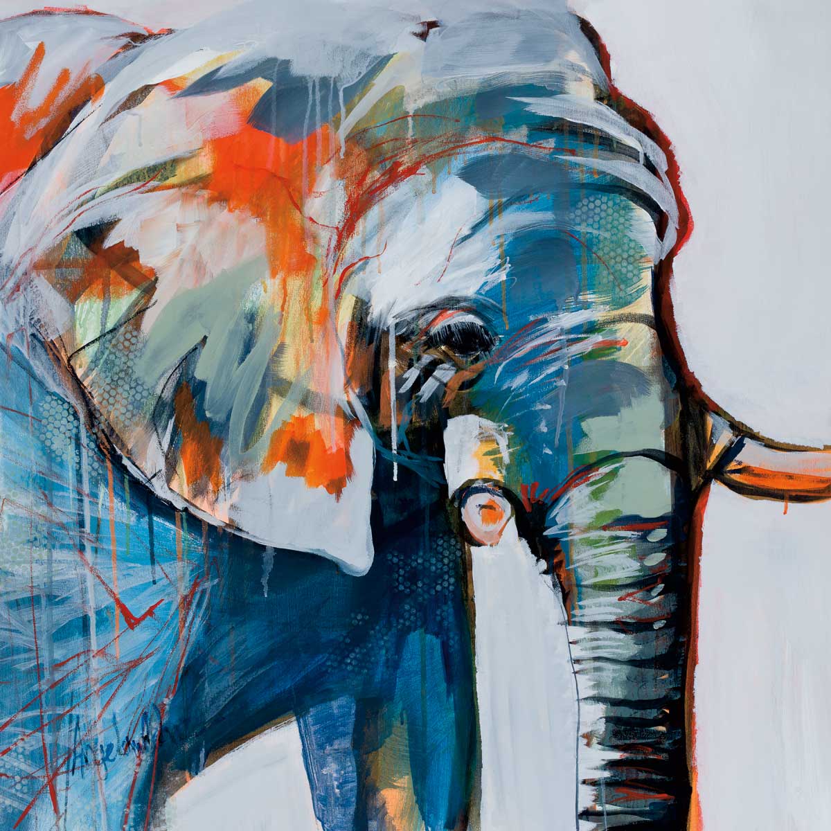 Mr. Silver Hair by artist  Angela Maritz