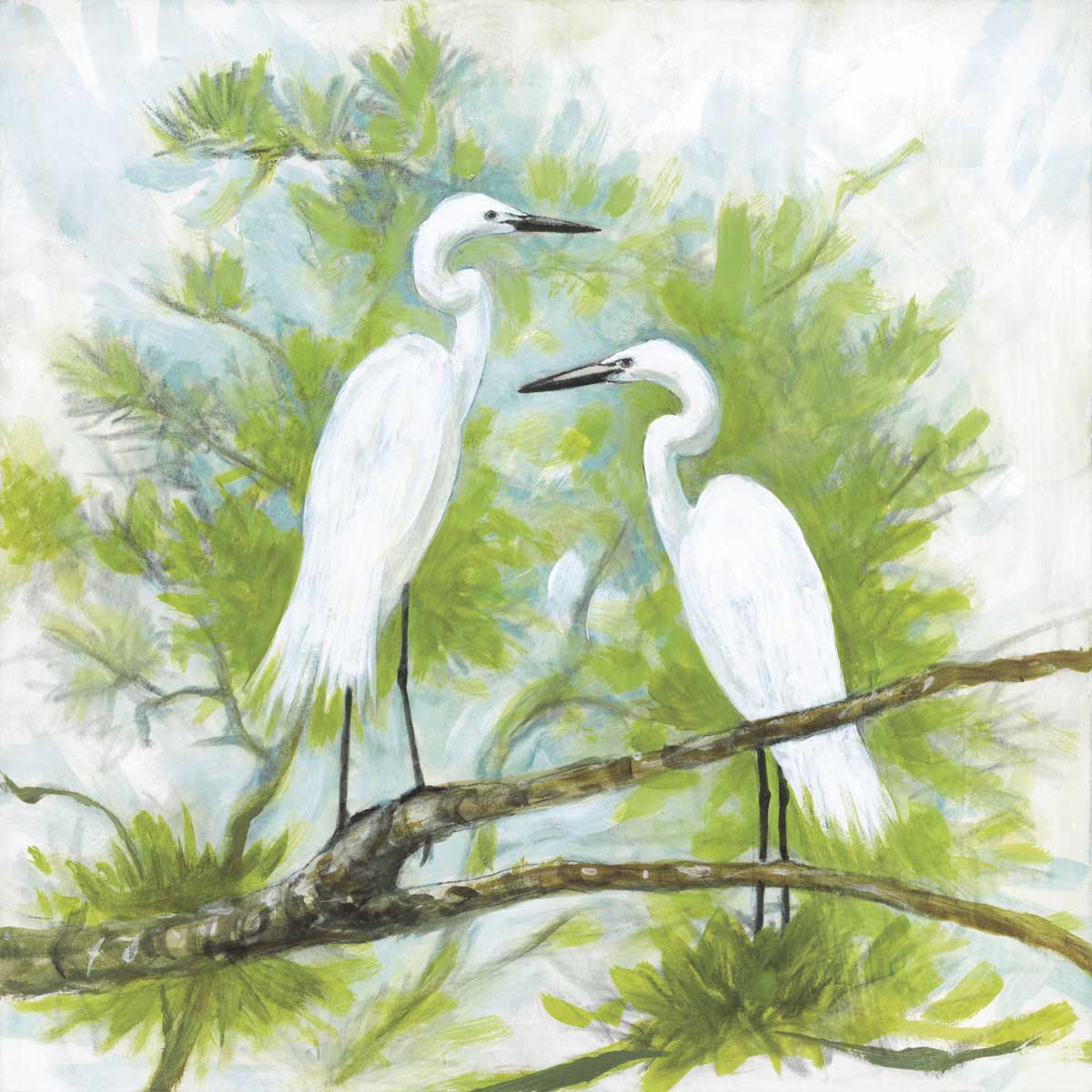 Herons by artist  Arnie Fisk