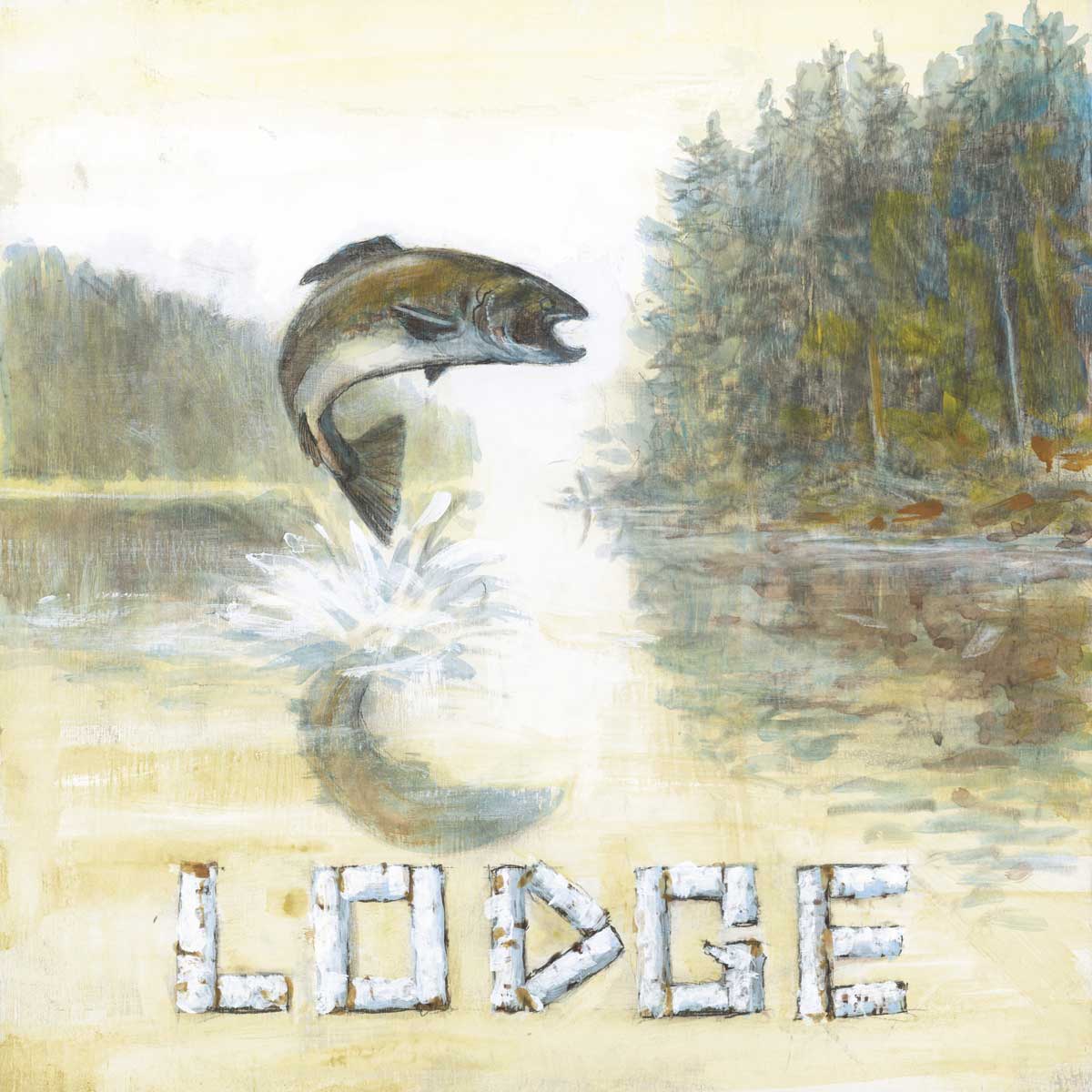 Lodge by artist  Arnie Fisk