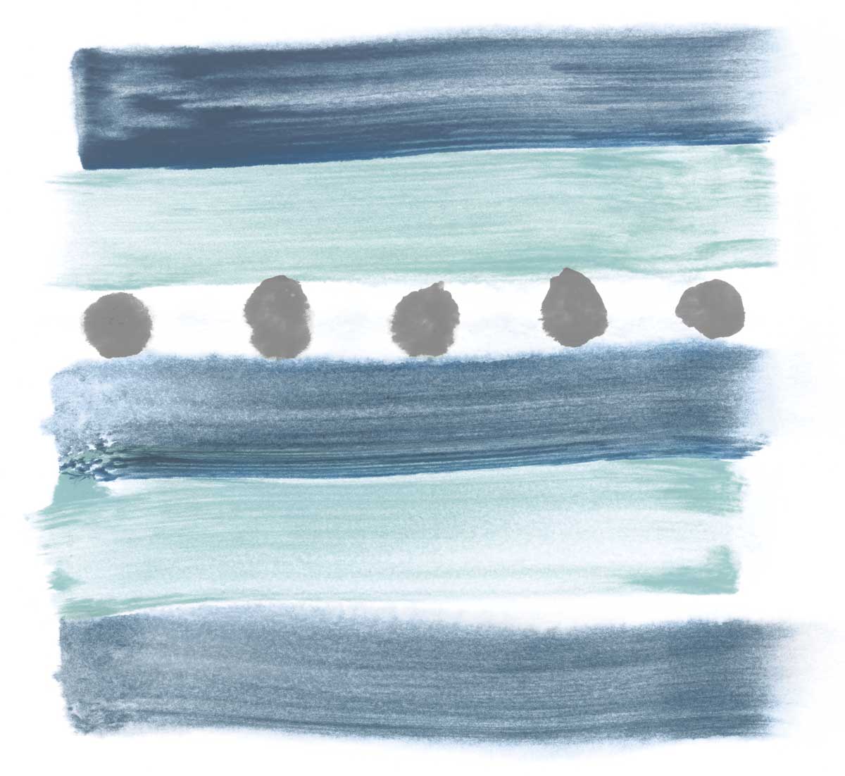 Beach Day II by artist  Rita Vindedzis