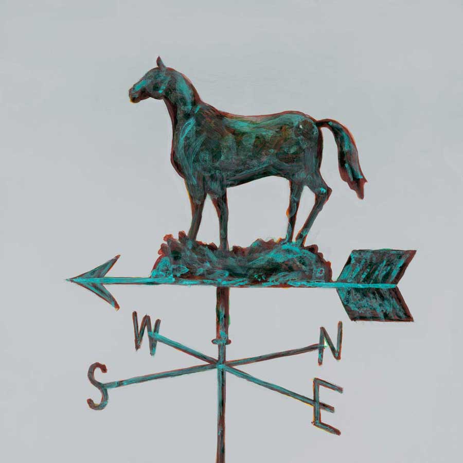 Rural Relic Horse by artist  Arnie Fisk