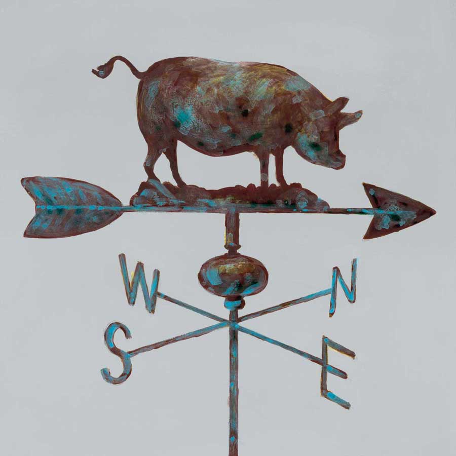 Rural Relic Pig by artist  Arnie Fisk