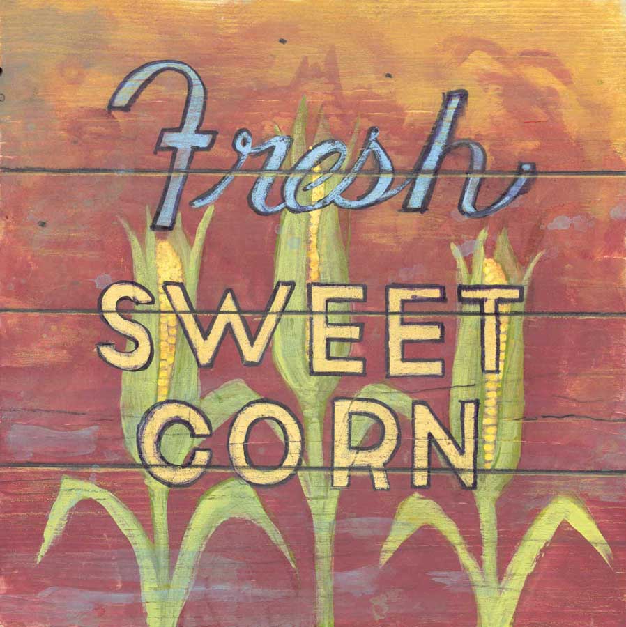Fresh Sweet Corn by artist  Arnie Fisk