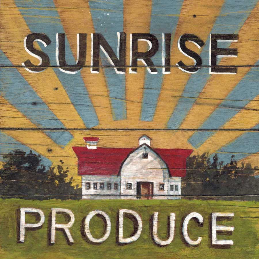Sunrise Produce by artist  Arnie Fisk
