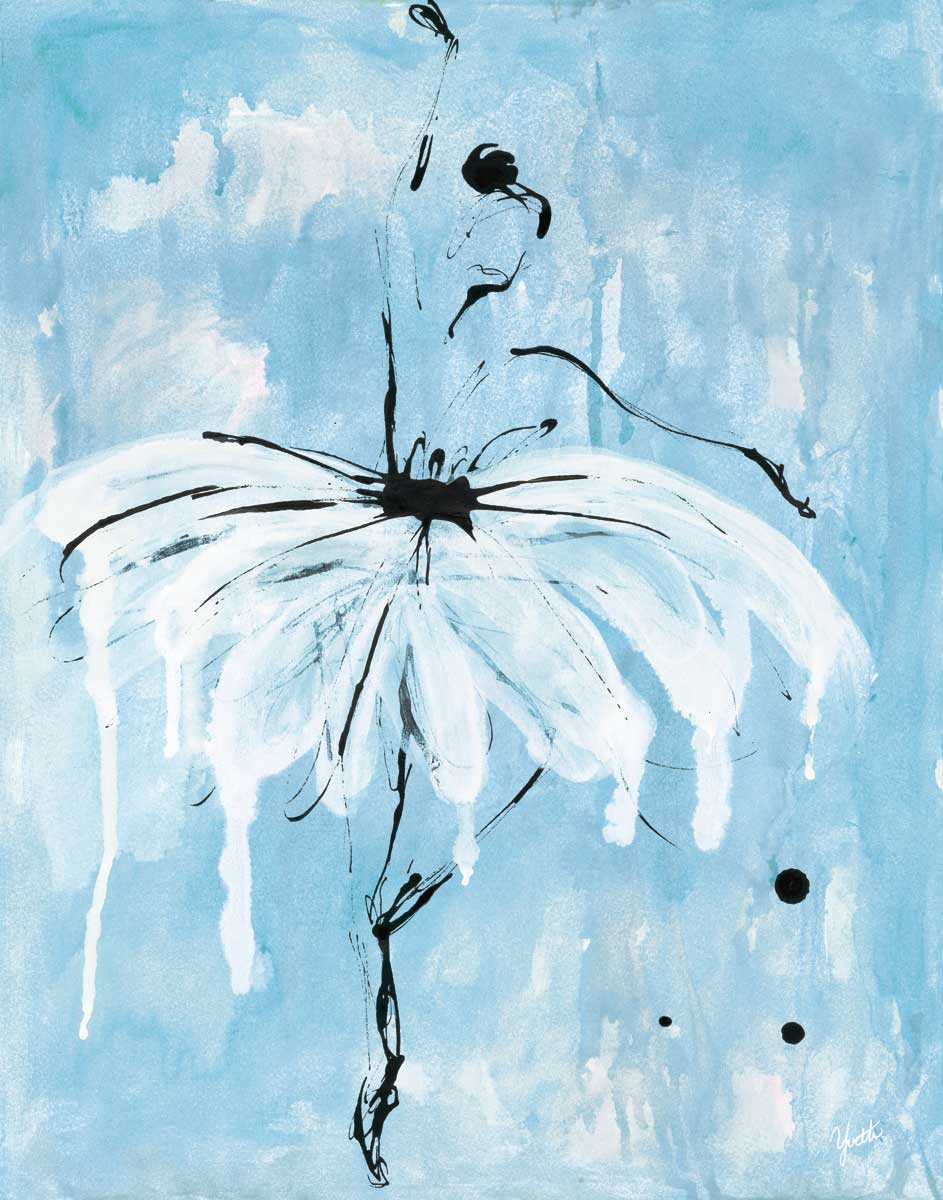 Ballerina Bliss II by artist  Yvette St. Amant