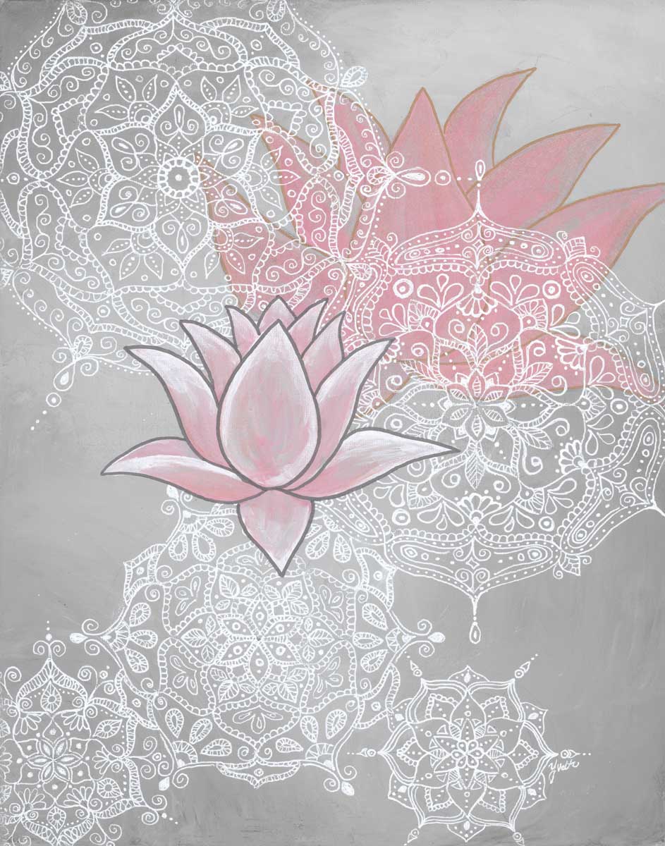 Lace Lotus I by artist  Yvette St. Amant