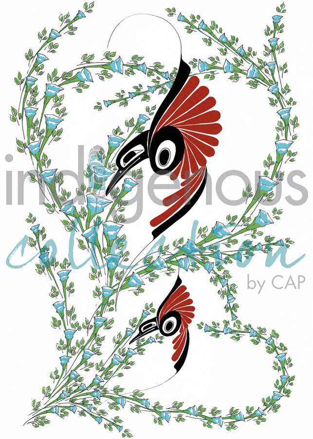 Hummingbirds by artist Danny Dennis